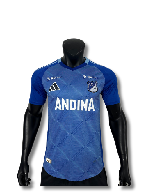 Camiseta Millonarios Tipo Jugador Azul