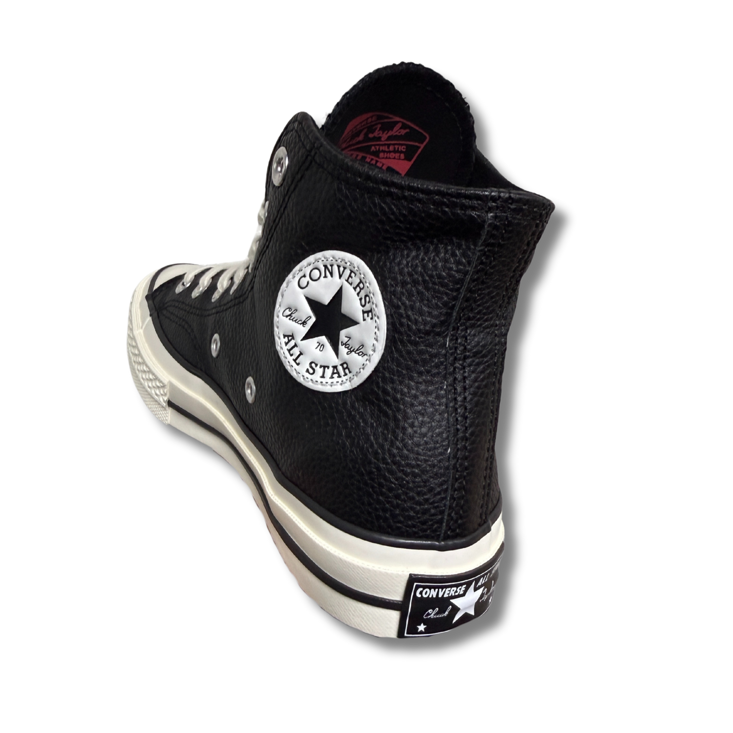 Chuck 70 High Black Bota Leather