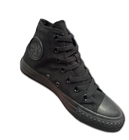 Chuck Taylor Bota Classic Negra Monocromo