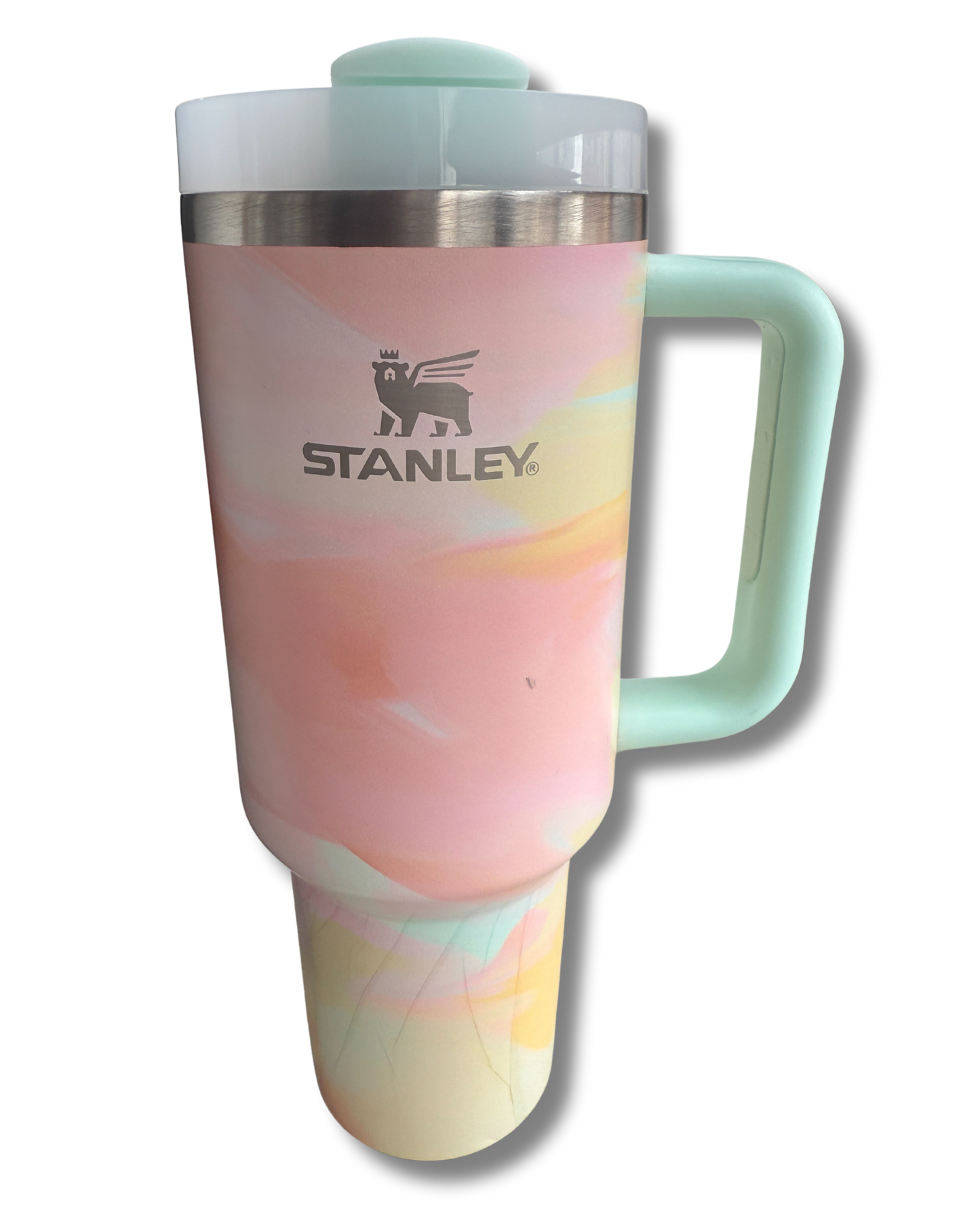 Termo Stanley Quencher H2.0 Flowstate Tumbler 40oz (1.8L) Tie Dye Powder