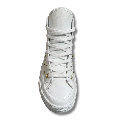 Chuck 70 Star Studded Bota Blanco Oro Leather