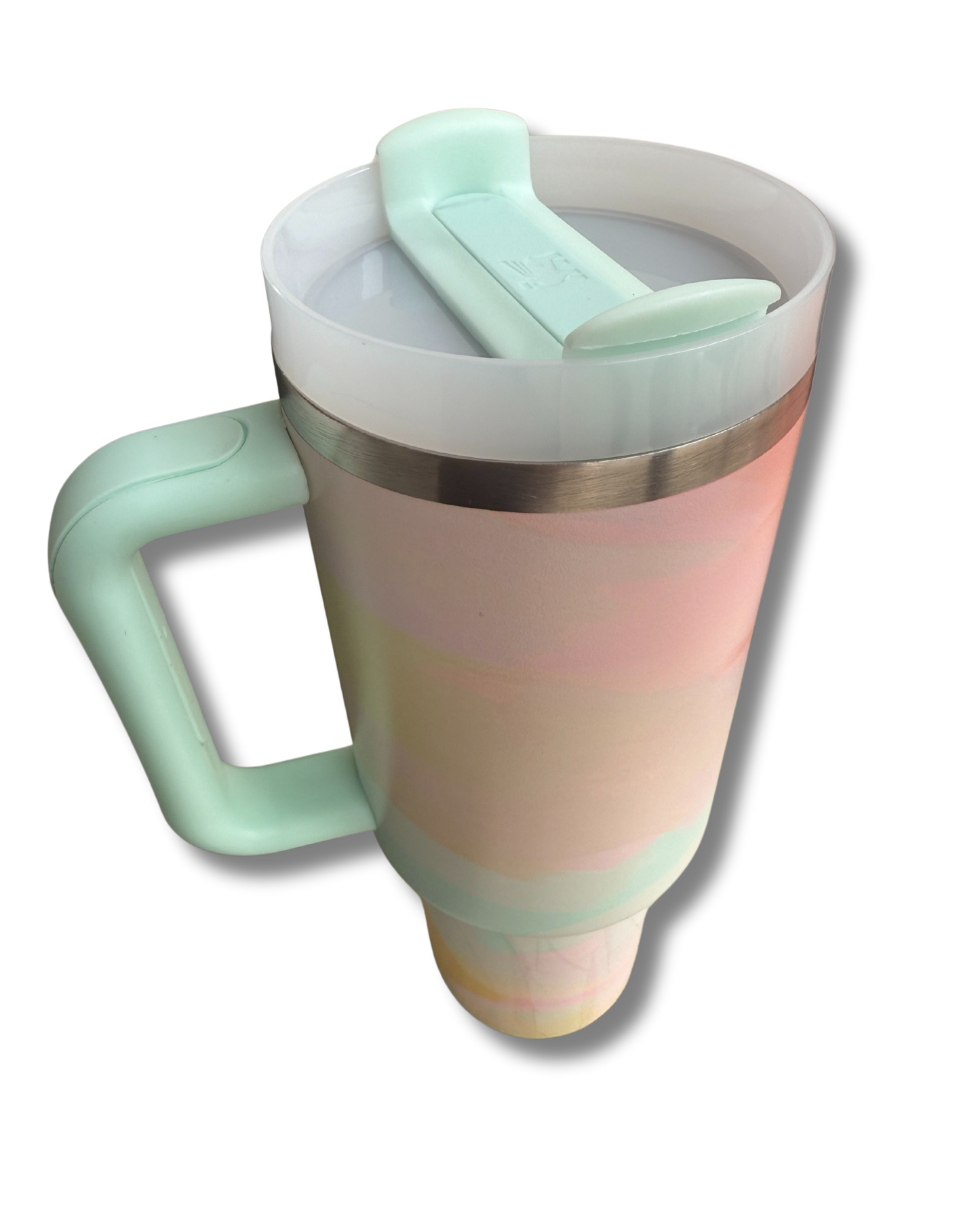 Termo Stanley Quencher H2.0 Flowstate Tumbler 40oz (1.8L) Tie Dye Powder