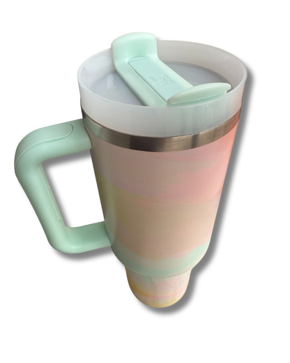 Termo Stanley Quencher H2.0 Flowstate Tumbler 40oz (1.8L) Tie Dye Powder