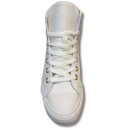 Chuck Taylor All Start Bota Blanca Leather